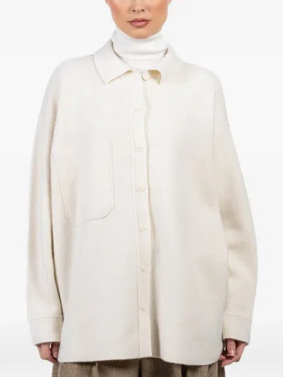 Iris Von Arnim Briala Pocket Button Shirts In White