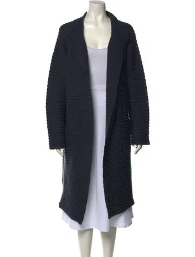 Pre-owned Iris Von Arnim Cashmere Cowl Neck Sweater In Blue