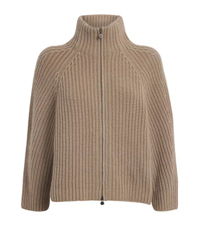 Iris Von Arnim Cashmere Fallou Cardigan In Neutrals
