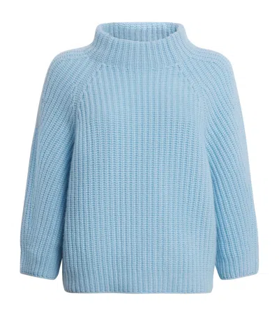 Iris Von Arnim Cashmere Fallout Sweater In Blue