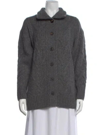 Pre-owned Iris Von Arnim Cashmere Sweater In Gray