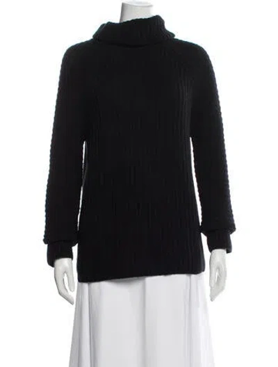 Pre-owned Iris Von Arnim Cashmere Turtleneck Sweater In Black