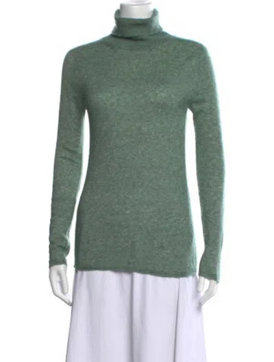 Pre-owned Iris Von Arnim Cashmere Turtleneck Sweater In Green