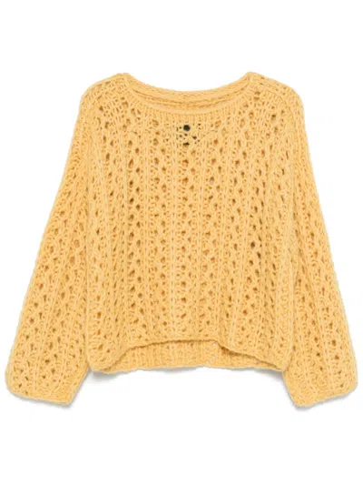 Iris Von Arnim Chunky-knit Sweater In Yellow