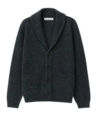 Iris Von Arnim Collared Button V-neck Cardigan In Multi