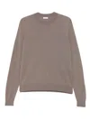 Iris Von Arnim Crew-neck Sweater In Brown