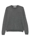 Iris Von Arnim Crew-neck Sweater In Gray
