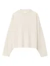 Iris Von Arnim Drop-shoulder Sweater In Neutral
