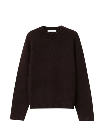 Iris Von Arnim Felton Ribbed-knit Sweater In Brown