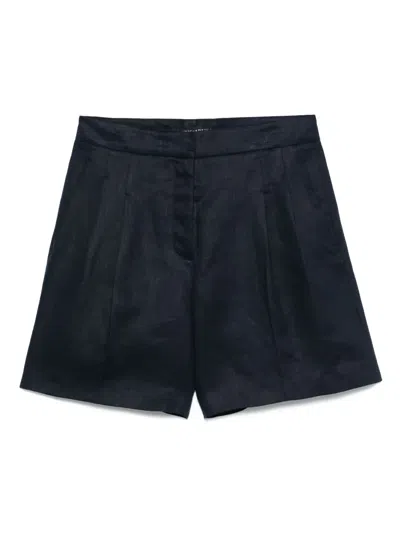 Iris Von Arnim Linen Shorts In Blue