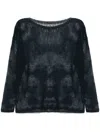 Iris Von Arnim Linen Top In Blue