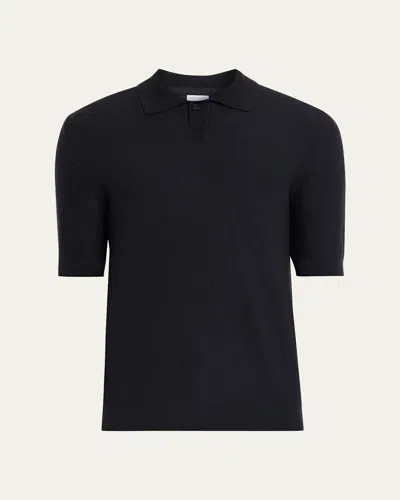 Iris Von Arnim Men's Prinston Short-sleeve Cashmere Polo