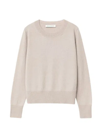 Iris Von Arnim Neris Crew-neck Ribbed-trim Sweater In Pink