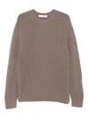 Iris Von Arnim Ribbed Sweater In Brown