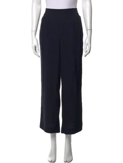 Pre-owned Iris Von Arnim Silk Wide Leg Pants In Multi