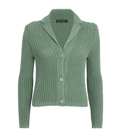 Iris Von Arnim Willow Nika Cardigan In Green