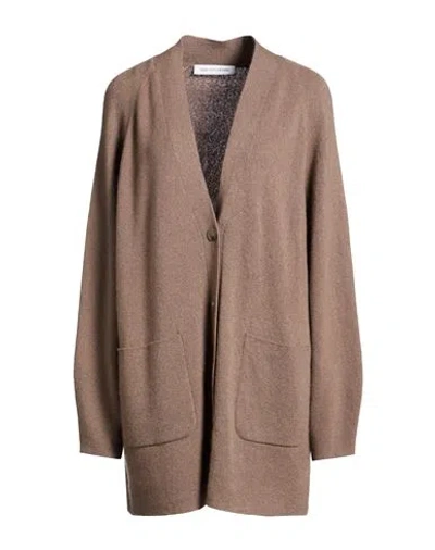 Iris Von Arnim Woman Cardigan Light Brown Size M/l Cashmere, Silk