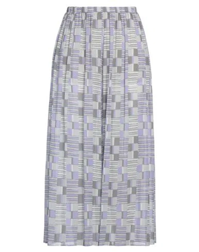 Iris Von Arnim Woman Pants Light Grey Size 12 Silk, Cotton