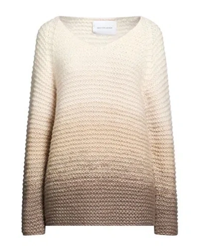 Iris Von Arnim Woman Sweater Beige Size M/l Cashmere, Silk In Brown