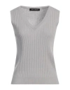 Iris Von Arnim Woman Sweater Grey Size L Cashmere In Grey