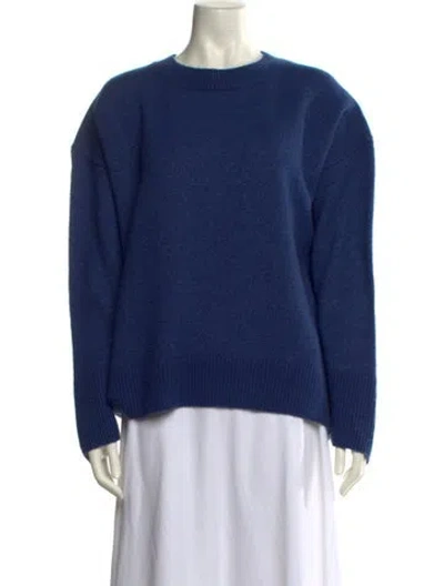 Pre-owned Iris Von Arnim Wool Crew Neck Sweater In Blue