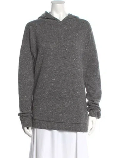 Pre-owned Iris Von Arnim Wool Crew Neck Sweater In Gray