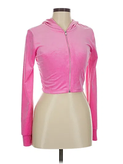 Pre-owned Iris Zip Up Hoodie In Pink