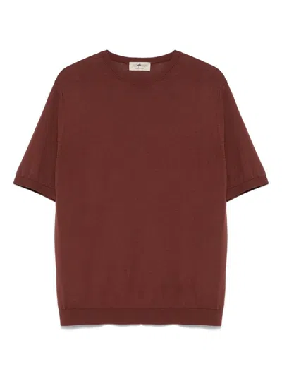 Irish Crone Chestnut Brown Cotton T-shirt