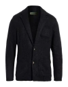 Irish Crone Man Cardigan Black Size 42 Acrylic, Polyamide, Mohair Wool