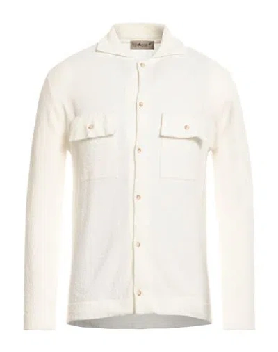 Irish Crone Man Shirt Ivory Size Xl Cotton, Nylon In White