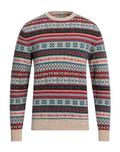 Irish Crone Man Sweater Beige Size S Wool