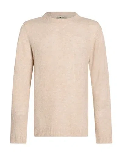 Irish Crone Man Sweater Beige Size Xl Virgin Wool, Polyester, Polyamide, Acrylic