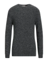 Irish Crone Man Sweater Lead Size Xxl Acrylic, Alpaca Wool, Polyamide, Virgin Wool In Grey