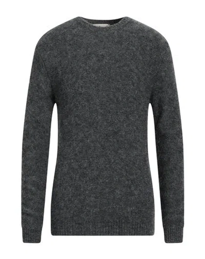 Irish Crone Man Sweater Lead Size Xxl Acrylic, Alpaca Wool, Polyamide, Virgin Wool In Grey