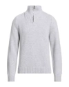 Irish Crone Man Sweater Light Grey Size Xl Wool In Gray