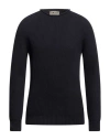 Irish Crone Man Sweater Midnight Blue Size Xl Virgin Wool
