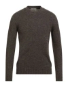 Irish Crone Man Sweater Military Green Size Xxl Wool