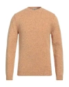Irish Crone Man Sweater Yellow Size Xl Virgin Wool