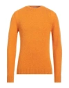 Irish Crone Man Sweater Orange Size S Wool