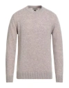 Irish Crone Man Sweater Taupe Size Xxl Wool