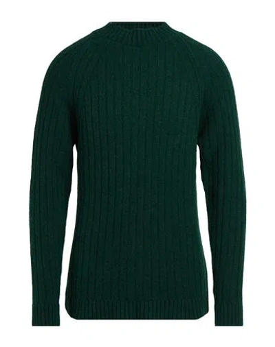 Irish Crone Man Turtleneck Emerald Green Size L Wool
