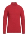 Irish Crone Man Turtleneck Red Size M Virgin Wool