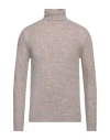 Irish Crone Man Turtleneck Dove Grey Size 3xl Wool In Grey