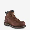 Irish Setter Boots Men's Edgerton 6-inch Waterproof Leather Safety Toe Boot - Wide In Brown In Brown