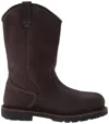 Irish Setter Boots Men's Ramsey 2.0 11" Insulated Alloy Toe Slip On Work Boots In Brown