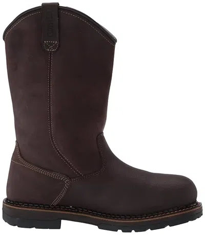 Irish Setter Boots Men's Ramsey 2.0 11" Insulated Alloy Toe Slip On Work Boots In Brown