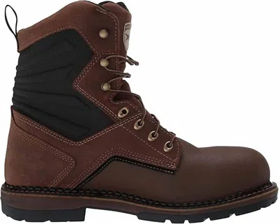 Irish Setter Boots Men's Ramsey 2.0 8" Alloy Toe Waterproof Work Boots In Brown
