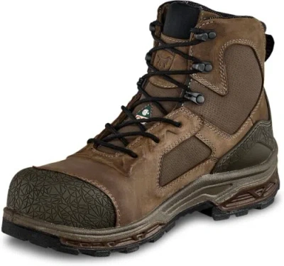 Pre-owned Irish Setter , Kasota, Men's, 6", Waterproof, Non-metallic Safety Toe (csa),... In Brown