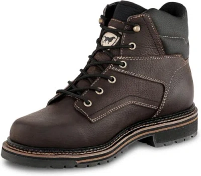 Pre-owned Irish Setter , Kittson, Men's, 6", Steel Safety Toe, Work Boot In Brown