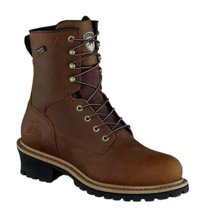 Irish Setter Men's  Mesabi 8in Logger Waterproof Boots In Brown